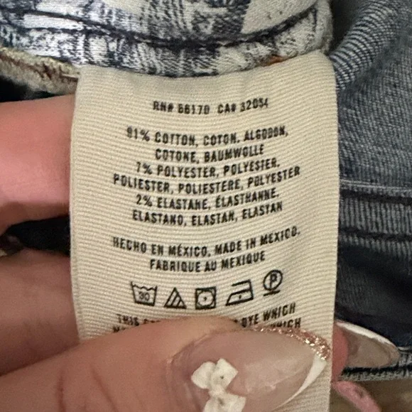 Pilcro And The Letterpress Denim Shorts Size 28 - Picture 8 of 9